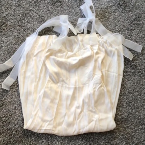 BEST Reformation Kairo Midi Dress - Ivory Off White Bridal Wedding Event Sz12 - Picture 5 of 11